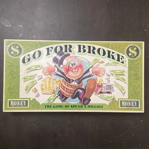 VINTAGE 1976 S & R GAMES GO FOR BROKE BOARD GAME - Complete - Picture 1 of 8