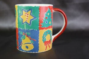 MERRIMENT Kaffeebecher (s) roter Henkel Studio Nova Weihnachten BF075 Portugal - Bild 1 von 4