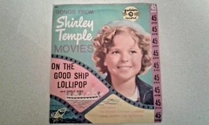 Rare Golden Record Songs From Shirley Temple Movies Good Ship Lollipop + - Bild 1 von 3