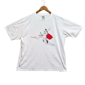 *Uniqlo Jean-Michel Basquiat Superman DC Warner Bros Hemd Größe L - Bild 1 von 5