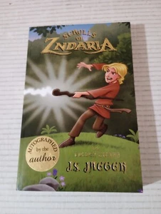 Scrolls Of Zndaria The Golden Wizard Signed By Jerry & Stephanie Jaeger - Imagen 1 de 19