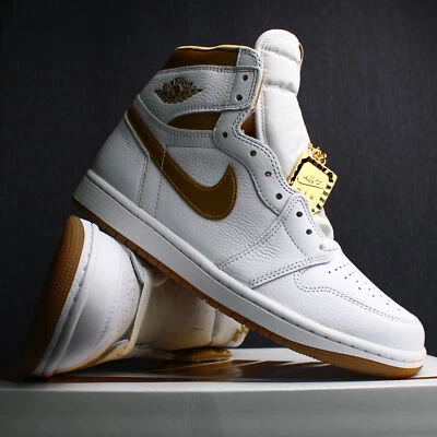 Nike Air Jordan 1 Retro High OG "White & Metallic Gold" | EU35.5 - 50