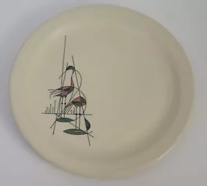 HTF Shenango MCM Flamingo China Restaurantware Salad Or Luncheon Plate - Picture 1 of 5