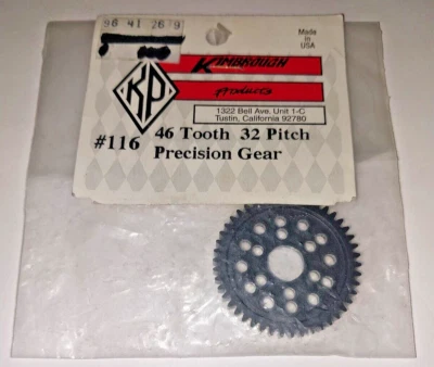 Engranaje de precisión KP Products RC # 116 46 dientes 32 pasos Foto 1 de 2