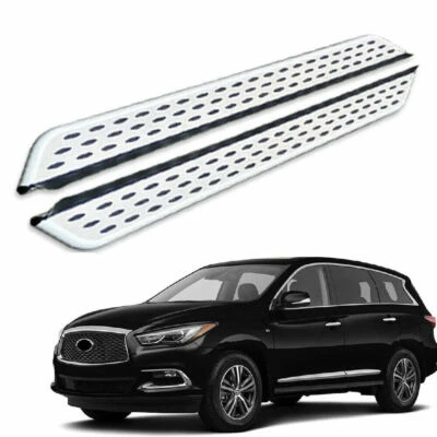 Подножка силовой порог фиксированная боковая 2 шт подходит для Infiniti JX35 QX60 2013-2021 годов выпуска - Изображение 1 из 4