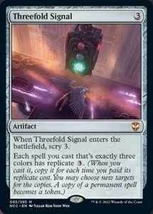 [4x] Threefold Signal Near Mint, English New Capenna Commander MTG Magic - Picture 1 of 1