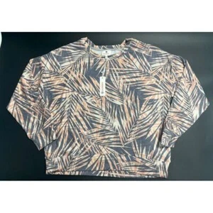 Sundry NWT Women's Long Sleeve Crew Neck Sweatshirt Multi Color Size 4/XL - Picture 1 of 4