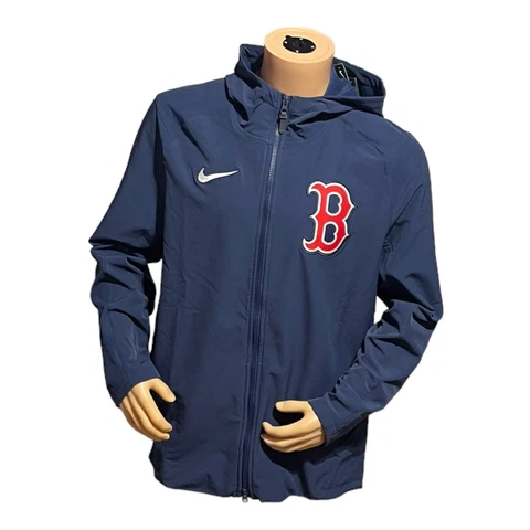 Nike NKJB-44B Boston Red Sox Therma Hoodie Men's Size Large MLB Cover