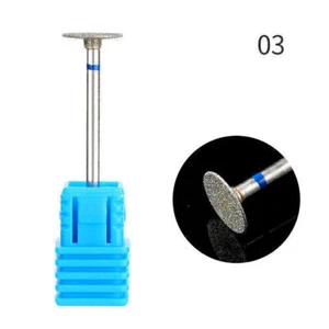 Foot Nail Art Drill Bits File Cuticle Clean Burr Manicure Pedicure Tool Kits - Picture 1 of 12