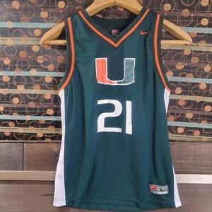 Miami Hurricanes x Nike Basketball #21 100% Nylon Jersey • Large - Picture 1 of 13