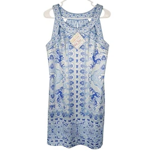 Gretchen Scott Floral Dress M Vacation Summer Cottagecore Farmhouse Beach - Imagen 1 de 8