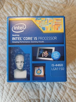New in Box Intel Core Processor i5-4460 3.2 GHZ 6MB LGA1150 SR1QK - Image 1 of 3