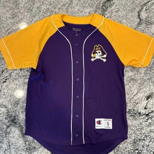 East Carolina University Men's Baseball Jersey ECU Pirates Champion Small #100 - Picture 1 of 8