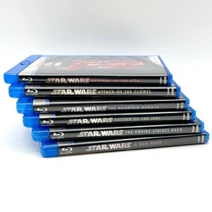 Star Wars Blu-Ray DVD 6 Disk Set Multi Screen Edition Episode 1-6 Movie Anywhere - Bild 1 von 16