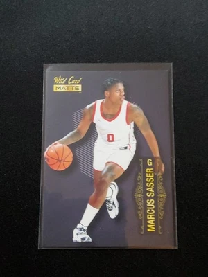 2022 Wild Card Matte #MB-56 Marcus Sasser - Image 1 of 2
