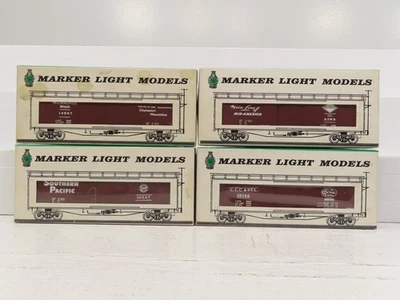 Marker Light Models HO Lot of 4 Freight Cars LN 9004 - Image 1 of 4