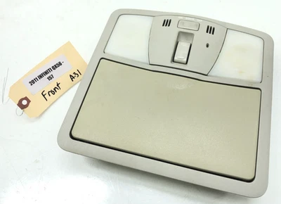 Infiniti QX56 QX80 2011-2019 interior delantero cúpula superior gris claro OEM. Foto 1 de 4