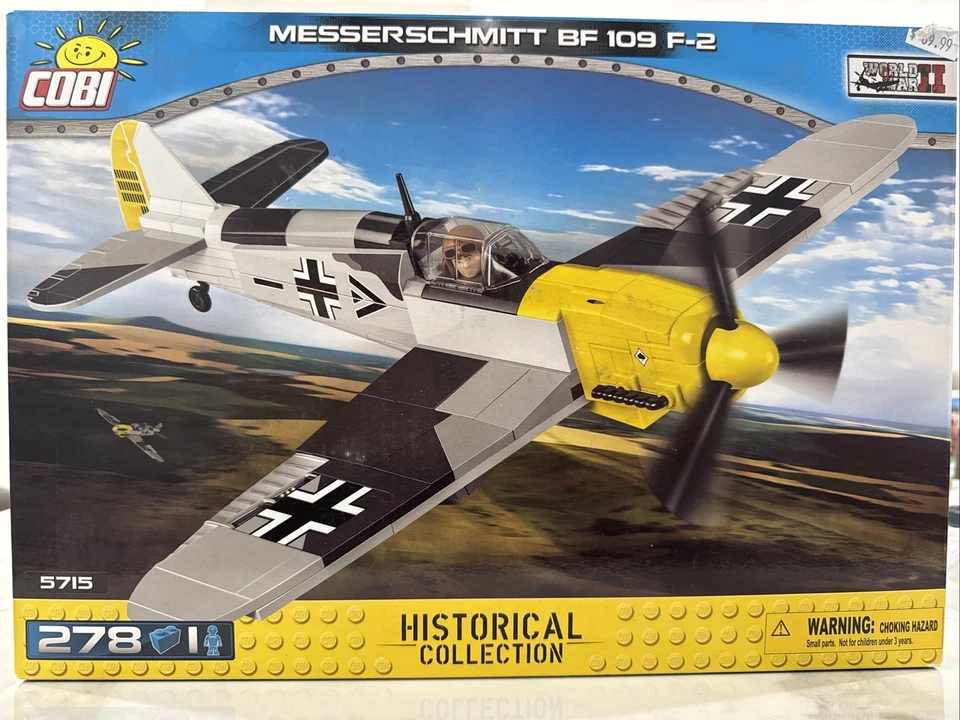 Cobi Messerschmitt BF 109 F-2 Historical Collection Set #5715 - Image 1 of 1