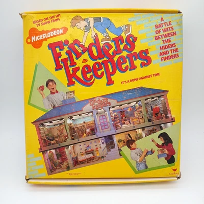 Vintage 1988 FINDERS KEEPERS Nickelodeon TV Show Board Game Complete - Image 1 of 4