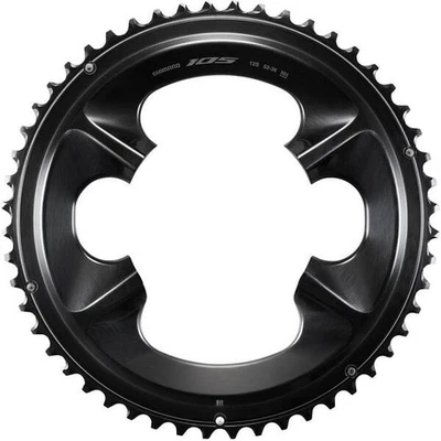 Shimano Bicycle Cycle Bike FC-R7100 Chainring Black - 52T / NH - Image 1 of 2