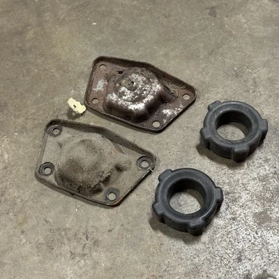 Par de cubiertas de barra de torsión Porsche 356 + bujes nuevos 356C placa de resorte SOPORTE Foto 1 de 4