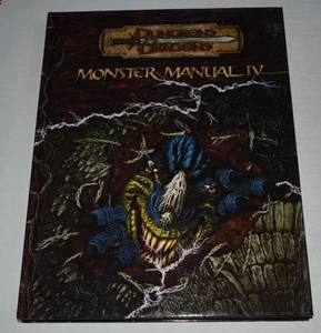 Monster Manual IV Dungeons & Dragons d20 3.5 Fantasy RPG 1st Edition HC - Picture 1 of 2