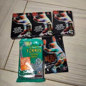 Vtg 90s Atp Tennis Player Card Set Pack Lot Rare - Picture 1 of 9