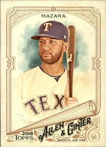 2018 Topps Allen & Ginter #321 Nomar Mazara SP Texas Rangers - Picture 1 of 2