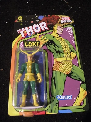 KENNER MARVEL LEGENDS '' THOR - LOKI '' 2022 4'' FIGURE NEW IN PACKAGE - Изображение 1 из 2