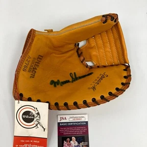 Moose Skowron Signed 1950's Wilson Game Model Baseball Glove JSA COA - Picture 1 of 4