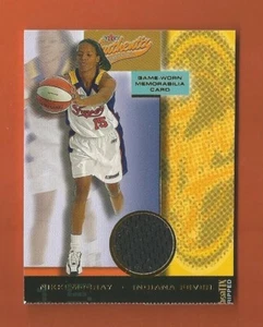 Juego Fleer Auténtico Nikki McCray 2002 rasgado - usado calentamiento #4 fiebre de India - Imagen 1 de 1
