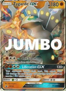 POKEMON Zygarde GX SM122 - HOLO FOIL BLACK STAR PROMO (Jumbo/Tamaño Grande) Casi Nuevo - Imagen 1 de 1