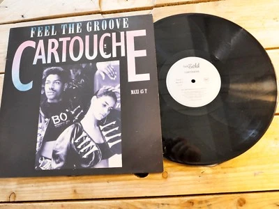 CARTOUCHE FEEL THE GROOVE MAXI 45T NO LP VINYLE EX COVER EX ORIGINAL 1990 - Photo 1/4