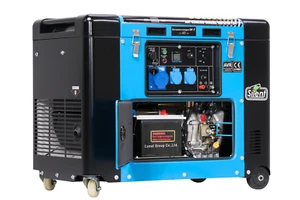Stromerzeuger Diesel Notstromaggregat 8kVA Silent 230Volt 6500W AVR EStart W2848 - Bild 1 von 11