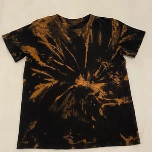 Jockey Black Tie Dye Graphic T-Shirt Kids Size L/G Regular Size S - Picture 1 of 8