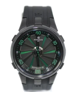 Perrelet Turbine Chronograph Stainless Steel Watch A1050/3 - Picture 1 of 5