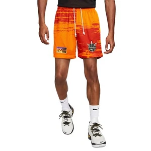 Nike Standard Issue Orange/Black DV9607 834 Men's Reversible Basketball Shorts - Picture 1 of 9