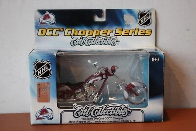 1:18 Scale Die Cast OCC Chopper Series NHL Colorado Avalanche - Image 1 of 4