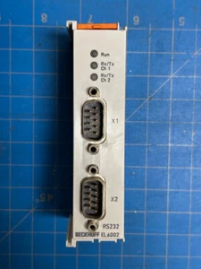 Beckhoff EtherCAT 2 Port RS232 Kommunikationsschnittstelle SPS Modul EL6002 - Bild 1 von 2