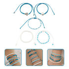 5 Pcs Woven Bracelet Beaded Friendship Bracelets Turtle Boho To Weave