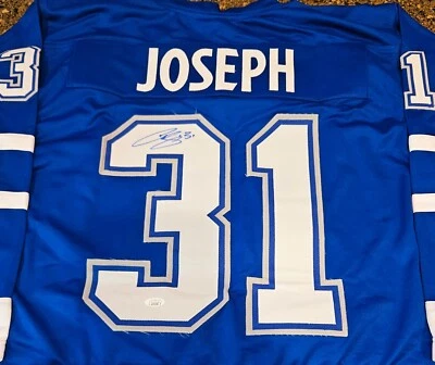 Curtis Joseph Signed Toronto Maple Leafs Hockey Jersey Autographed w/ JSA coa - Image 1 of 4