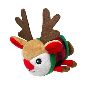 Happy Pet Wind Up Wiggle Reindeer Christmas Cat Toy - Interactive, Soft, Plush - Picture 1 of 3