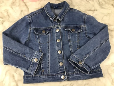 Disney Encanto Decorate Kids Denim Jacket Size M 7/8 PRECIOUS EMBLEM - Image 1 of 4