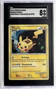 2010 Pokemon Promo HGSS03 Pikachu Heartgold & Soulsilver Blister 8 NM- MT - Bild 1 von 2