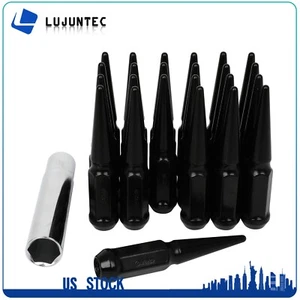 (24) 1/2"-20 Lug Nuts 3/4" Hex + 1 Key For Cadillac Escalade 1999-2000&2002-2017 - Picture 1 of 10