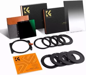 K&F Concept ND1000 Filter + GND8 Filter 100mm Square Filter Support System - Picture 1 of 12