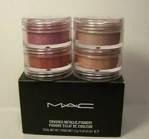 MAC Crushed Metallic Pigment - Strawberry Patch - 4 colors NIB - Picture 1 of 1