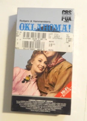 Oklahoma (VHS, 1984) Rogers and Hammerstein's. CBS FOX. Factory Sealed - Image 1 of 2