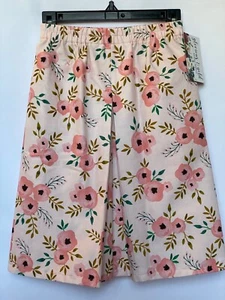 NWT Handmade Girl's Modest Floral Boxed Culottes/Split Skirt ~ Size 5 - Picture 1 of 4