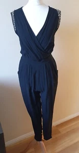 Rock & Revival Women's Black Jumpsuit Size 8 - Picture 1 of 12